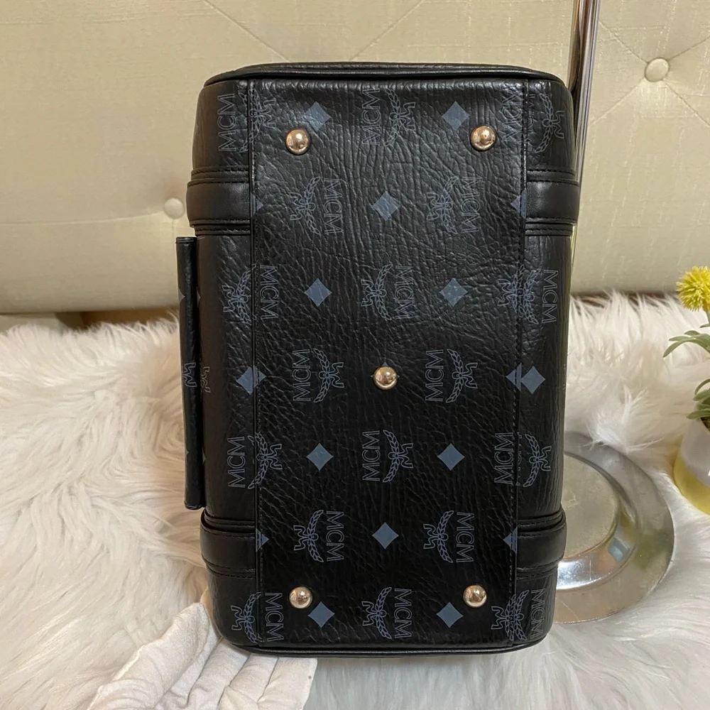 MCM Visetos Boston Bag - Picture 13 of 15